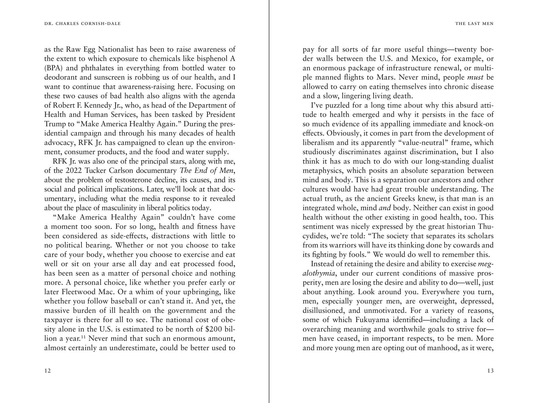 The Last Men: Liberalism and the Death of Masculinity
