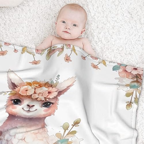 Miniatura 4 de Manta personalizada para bebé, manta de oveja con nombre, manta personalizada de franela, suave, regalo de cumpleaños, 30 x 40 pulgadas, para bebé