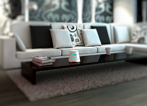 Miniatura 5 de Difusor de aceite esencial con 7 luces LED que cambian de color, humidificador ultrasónico portátil de aceites de aromaterapia de niebla fría -