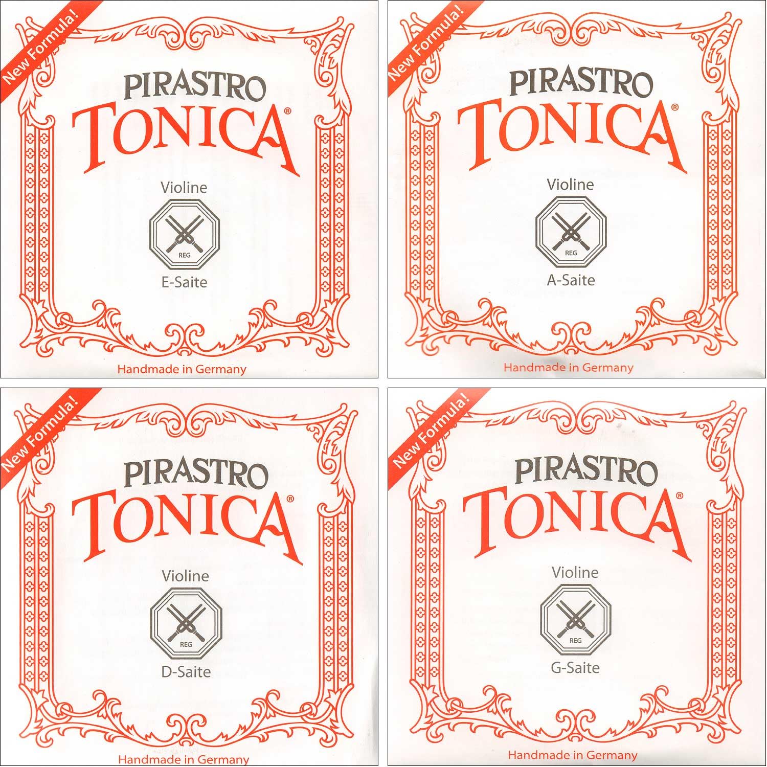 Amazon.com: Pirastro Tonica 1/8-1/4 Violin String Set - Medium