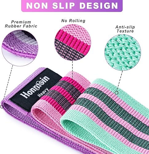 Miniatura 3 de Bandas de resistencia para entrenamiento, bandas de ejercicio de 3 niveles, juego de bandas de entrenamiento para mujeres y hombres, bandas de