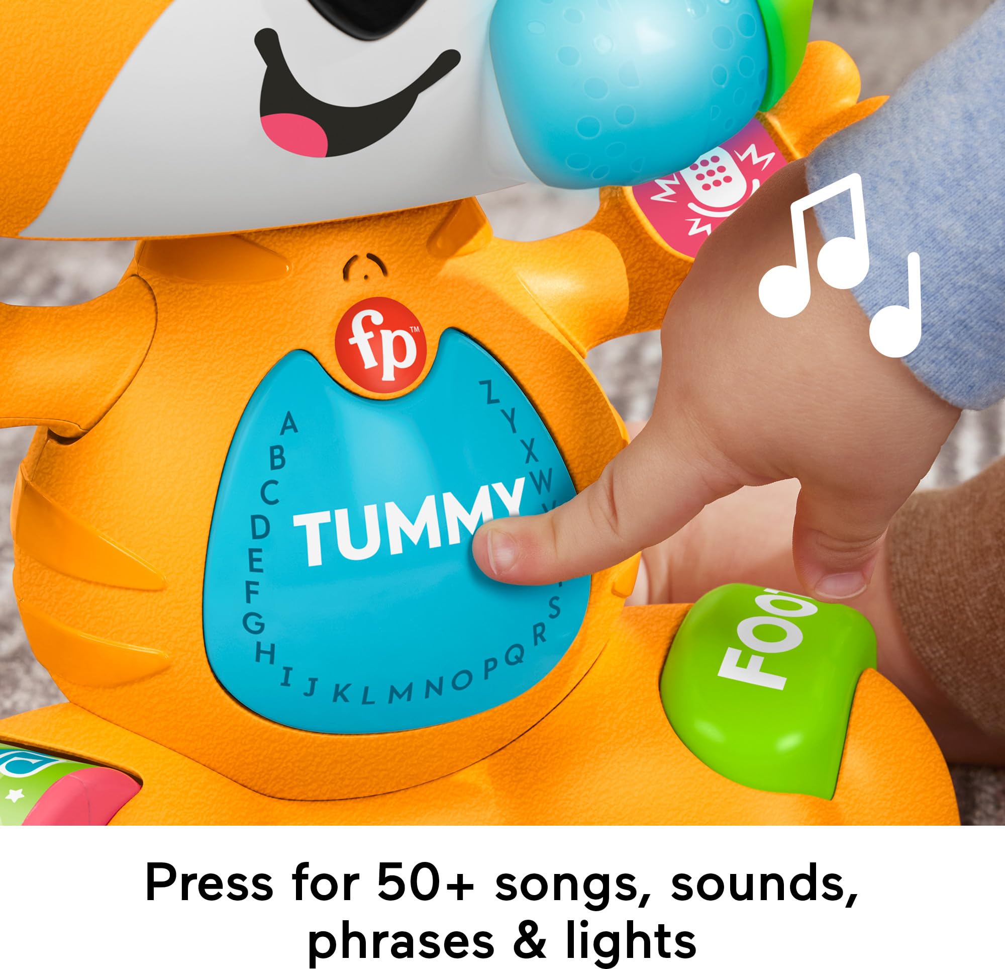 Fisher-Price -Link Squad Tiger Body Parts Musical Activity Toy HYL00, Multicoloured, Medium - Image 4