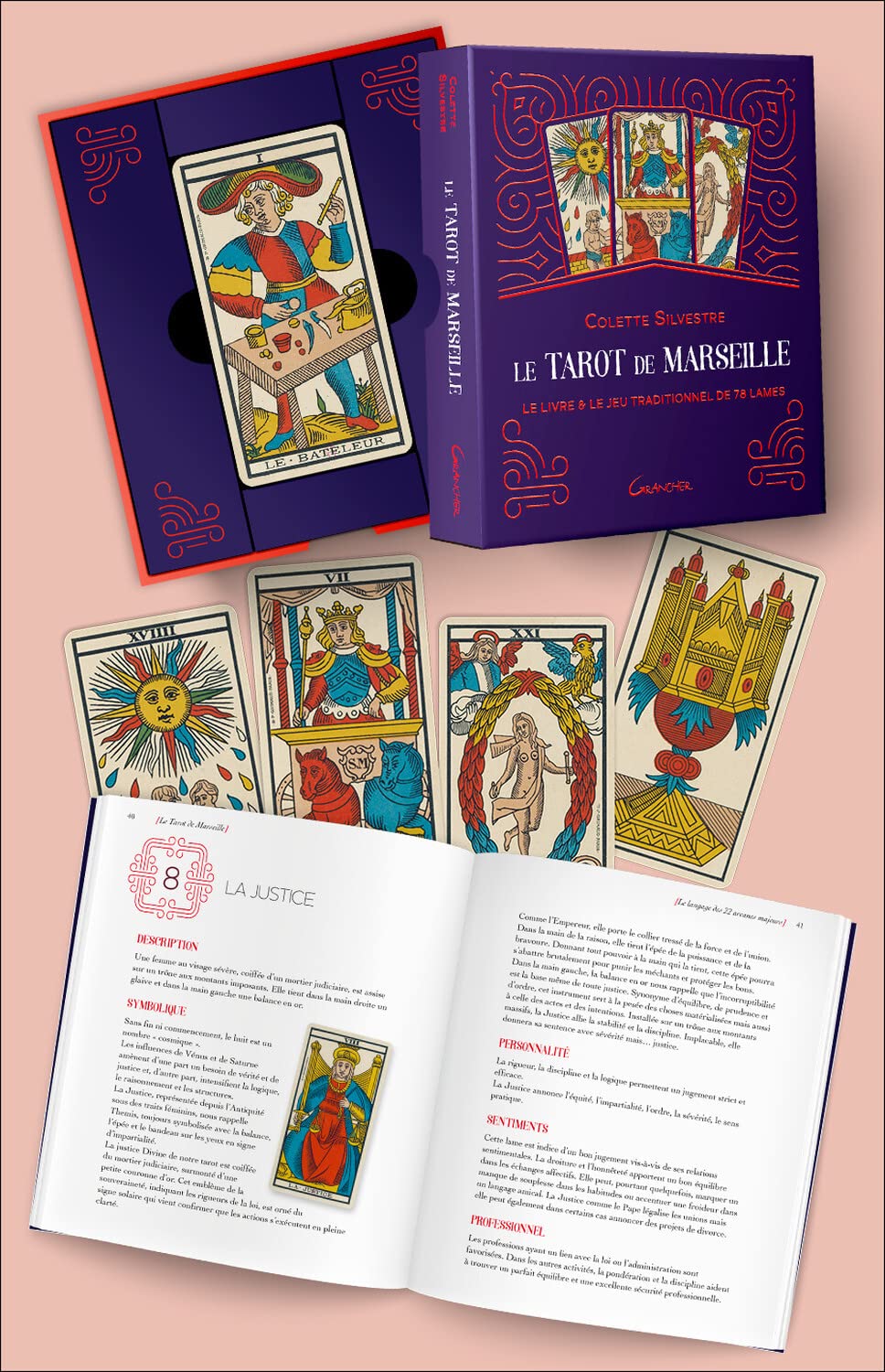 Le Pape Et Les Autres Lames Le Tarot de Marseille: Le livre & le jeu traditionnel de 78 lames :  Silvestre, Colette: Amazon.nl: Boeken