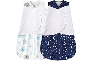 Halo Sleepsack Swaddle, 6-12 Months, 3-Way Adjustable Wearable Blanket