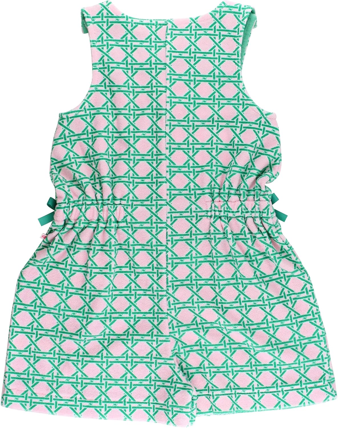 RuffleButts Girls Terry Cover-Up Romper