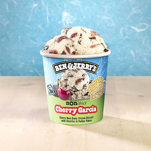Miniatura 7 de Ben & Jerry's Pinta vegana certificada con cereza y garcía congelada sin lácteos, 16 onzas