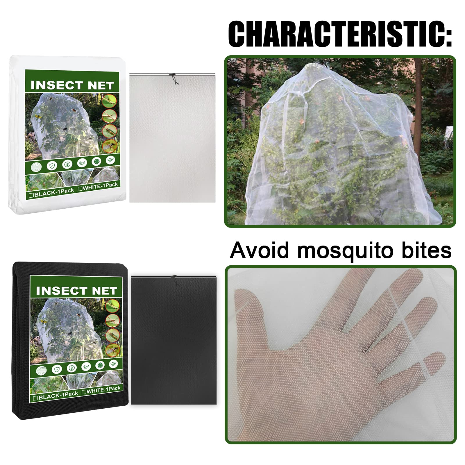 Filet De Protection Contre Les Oiseaux Pour Arbres Fruitiers - VGEBY