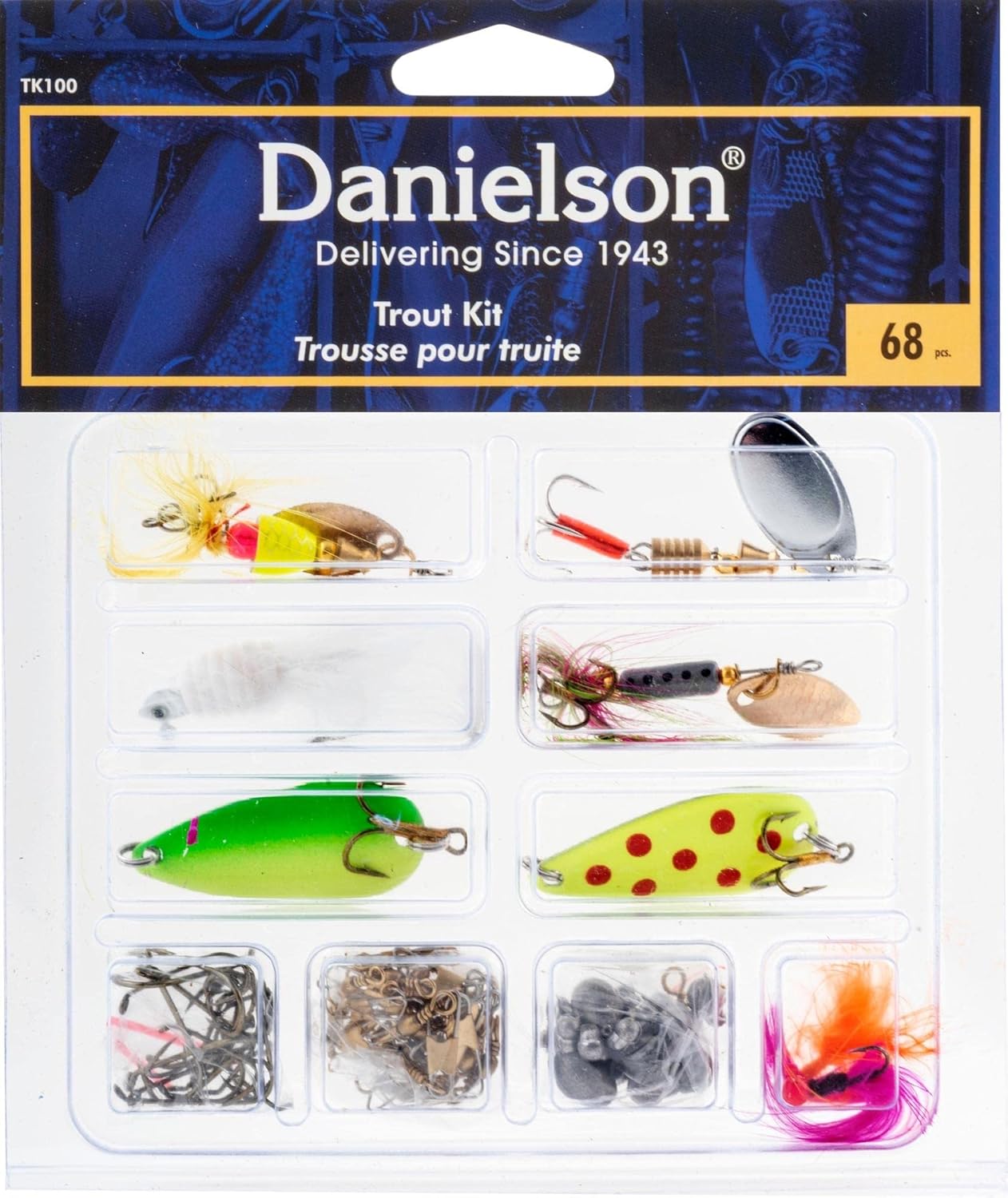 Danielson Trout KIT ASST. 68Pieces, Multi, One Size Amazon.co.uk