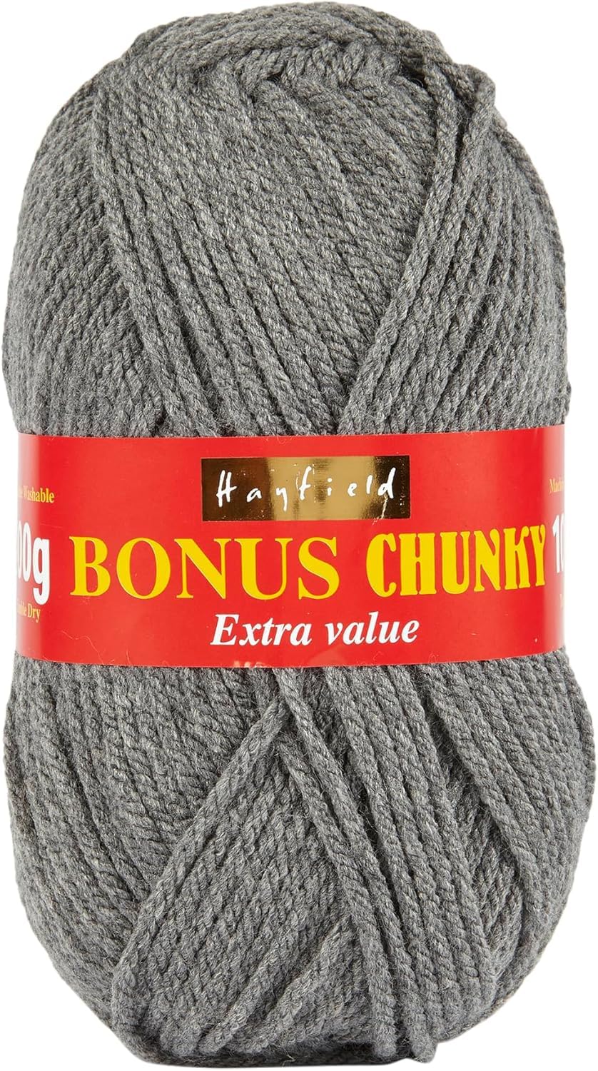 Sirdar Hayfield Bonus Chunky, Dark Grey Mix (790), 100g
