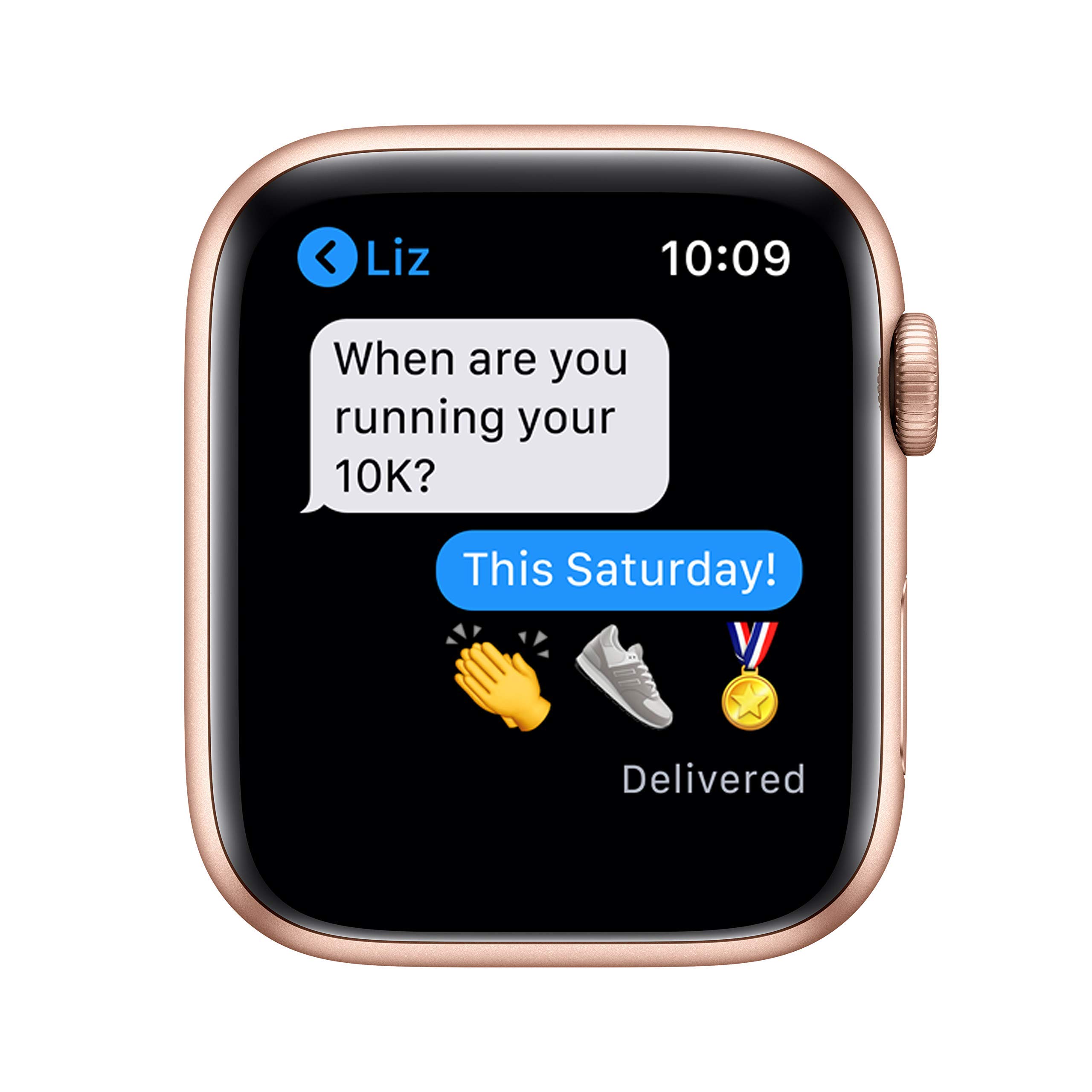 Apple Watch Series 6 (GPS + Cellulare, 44MM) Cassa in Alluminio Oro con Cinturino Sport Sabbia Rosa (Ricondizionato)