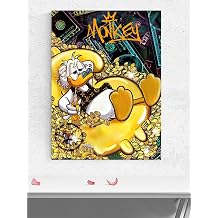 Postermanya Duck's Dream, Zengin  rdek R yas , Para Alt n Motivasyon Poster - Afi ,Ofis, al ma Odas  Dekorasyon