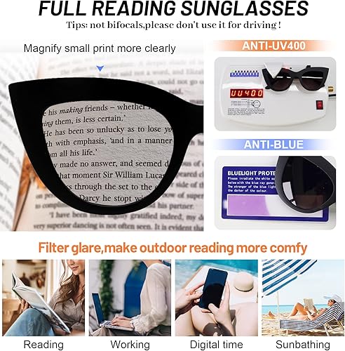 Miniatura 8 de MARE AZZURO Gafas de lectura de moda para mujeres y hombres, lectores de diseñador 1.0 1.25 1.5 1.75 2.0 2.25 2.5 2.75 3.0 3.5 4.0 5.0 6.0