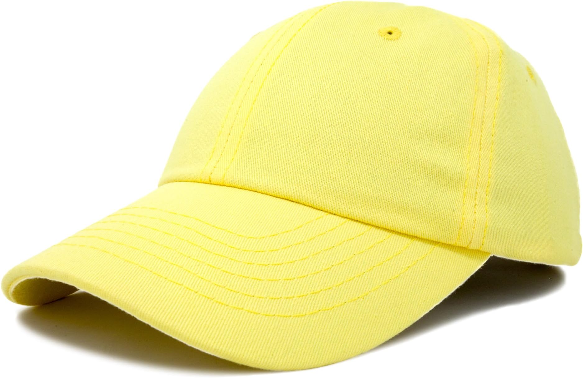 DALIX Baseball Cap Dad Hat Plain Men Women Cotton Adjustable Blank Unstructured Soft