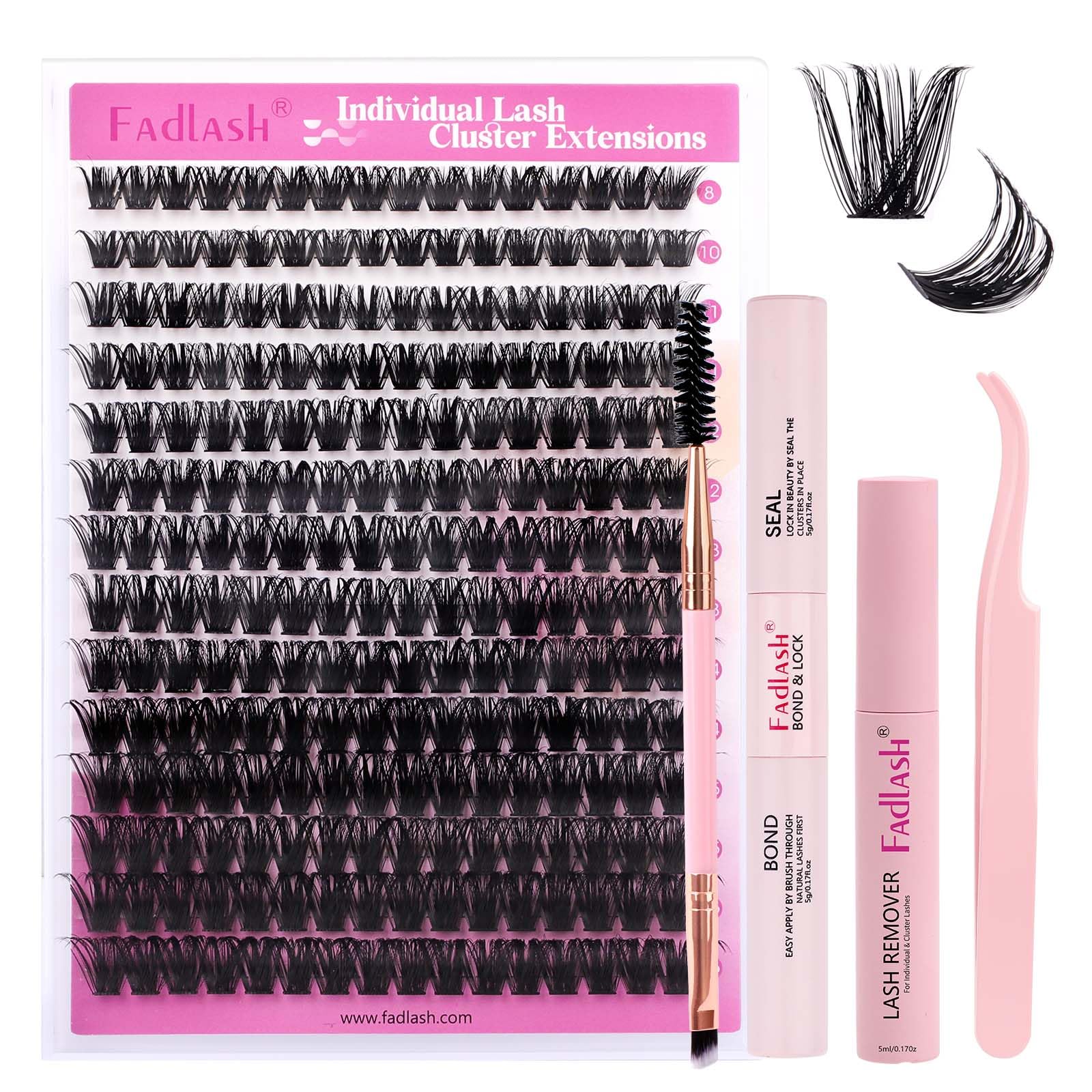 FADLASH Lash 120pcs 0.07mm D Curl 8-16mm 40D Mixed Trays Customizable DIY Eyelash Extensions for Beginners — view 63
