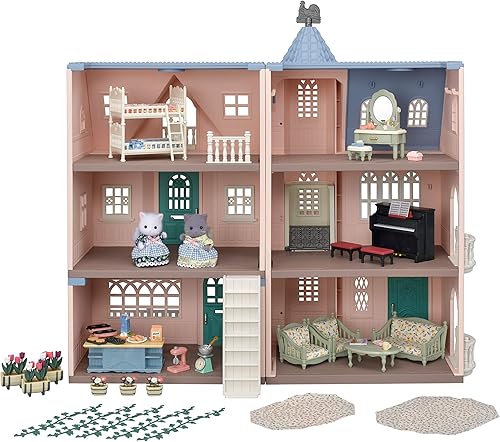 Miniatura 19 de Calico Critters Adventure Treehouse - Juego de regalo, casa de muñecas coleccionable, figura y accesorios Casa de vacaciones,Casa del árbol de