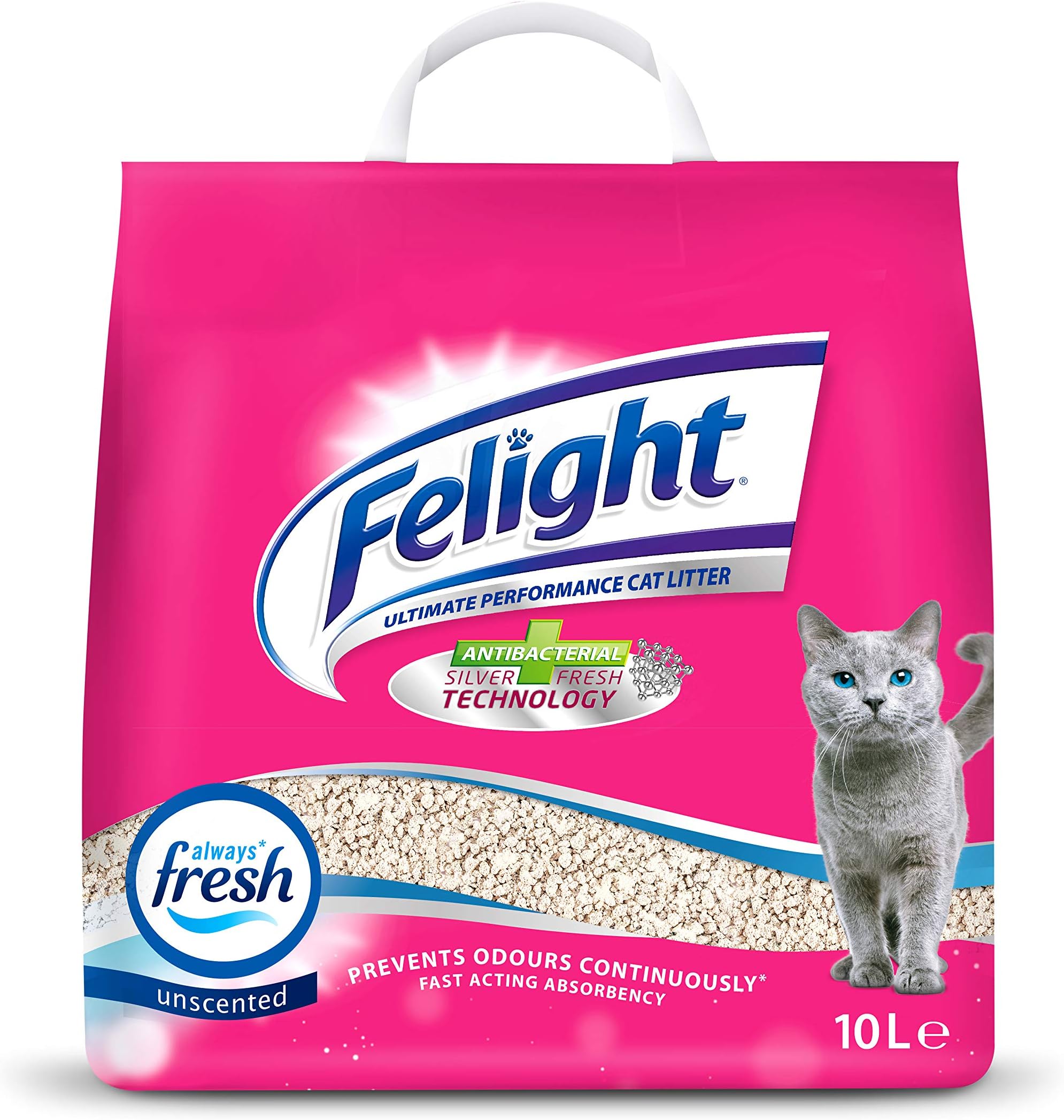 Felight Ultimate Performance Cat Litter, Unscented, 10L