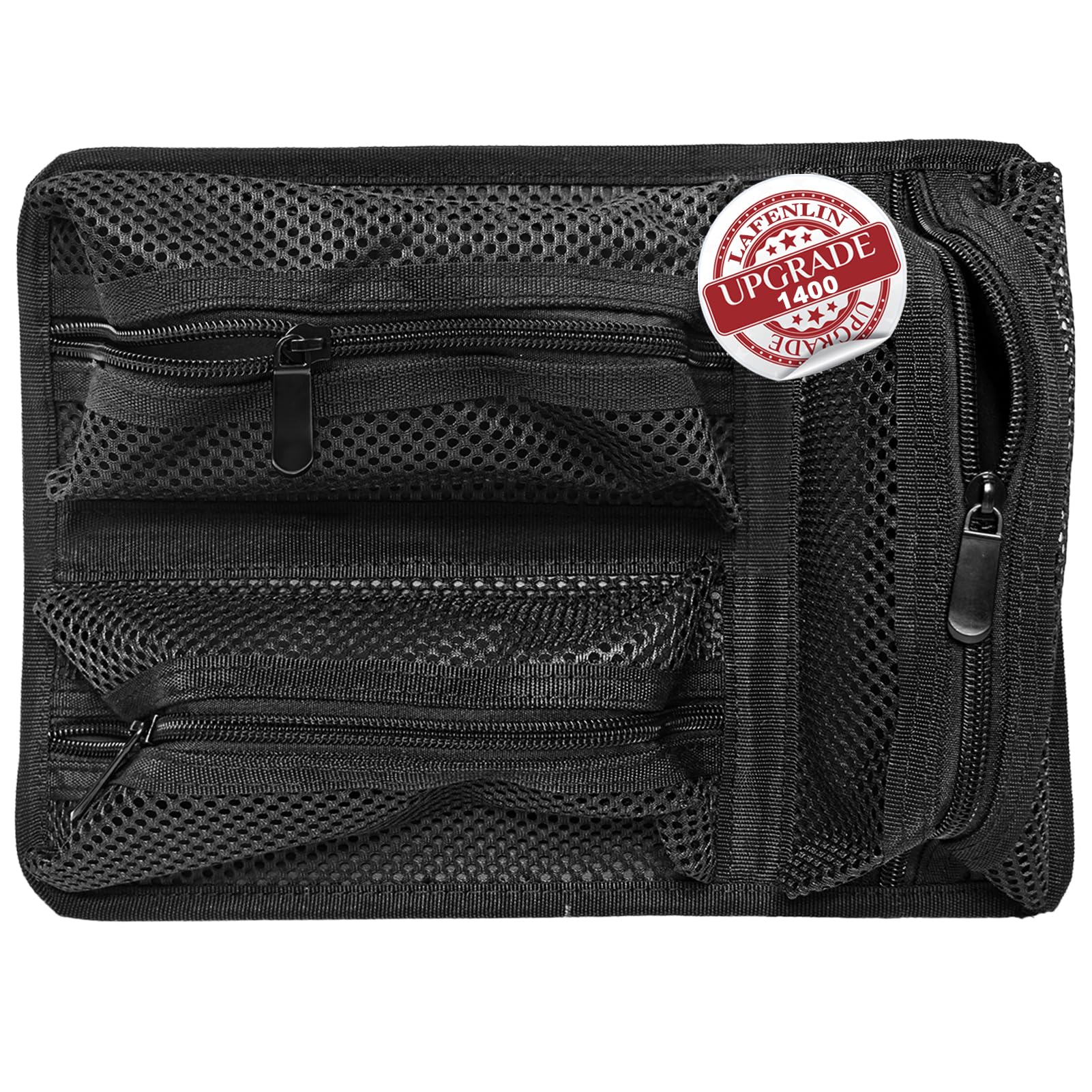LAFENLIN Lid Organizer for Pelican 1400 Case, Hook &amp; Loop (No Screw)