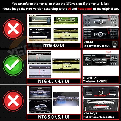 Miniatura 6 de YEEHUNG Pantalla táctil HD antirreflejos W166 X166 Android 12 azul, 8+128GB Carplay Android Auto de 12.3 pulgadas, para Mercedes Benz ML GL Class