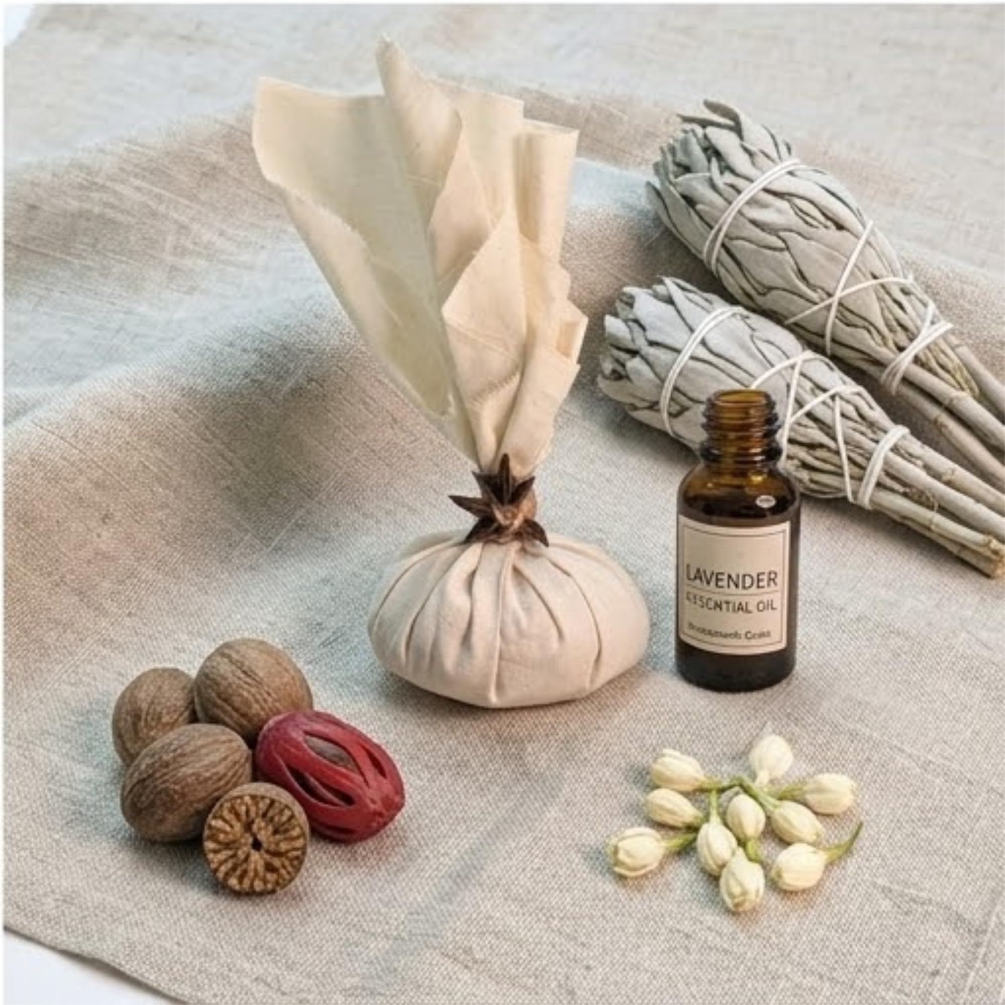 Herbal Heat Therapy Potli Bag Reusable Hot Compress with Epsom Salt and Rock Salt for Muscle Relaxation Body Comfort Warm Therapy Bag for Daily Use — Amazon image 4