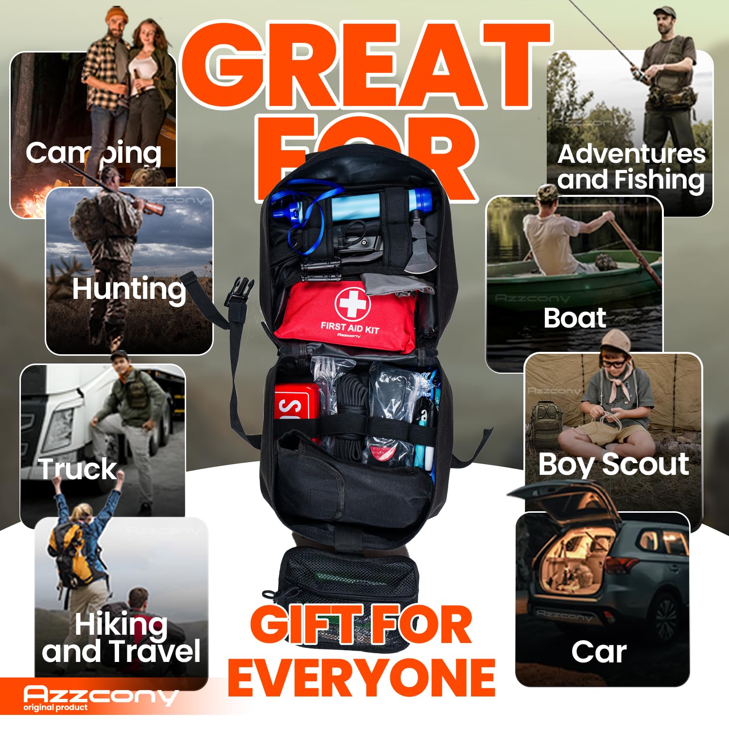 Borraccia Sopravvivenza Emergenza - Kit Sopravvivenza Bug Out Bag - Foto 10