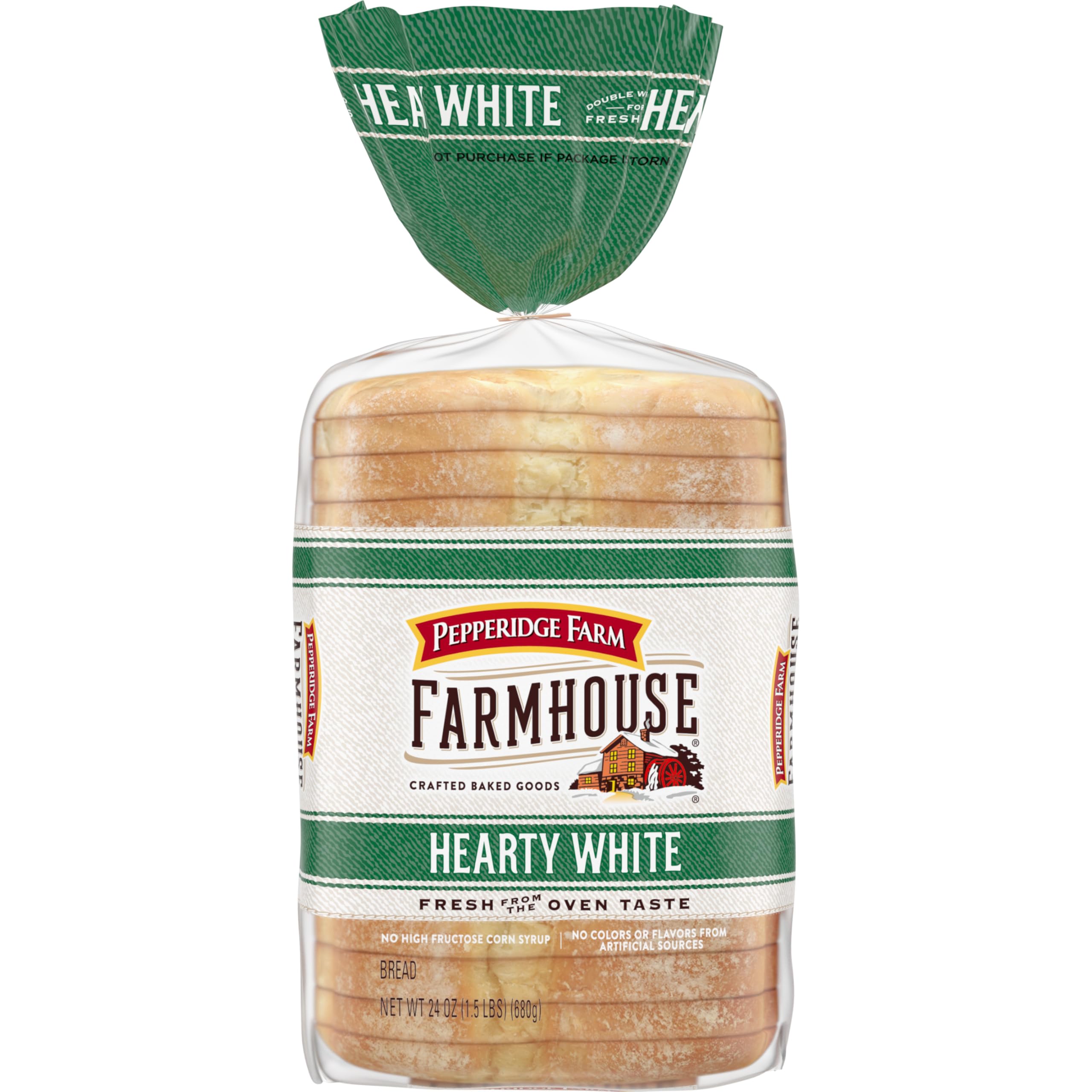 Pepperidge Farm Farmhouse Hearty White Bread, 24 Oz Loaf B0055AELAK
