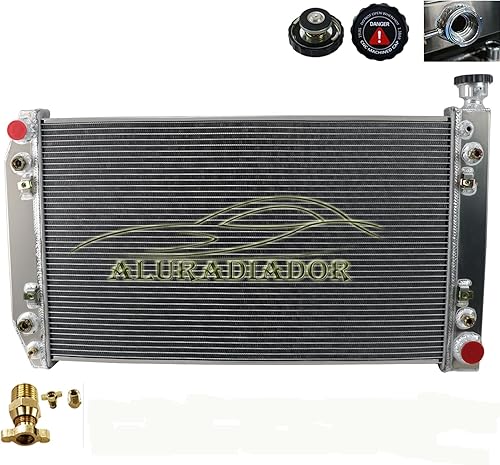 Radiador de aluminio para Chevy GMC C/K/V/R 1500 2500 3500 Suburban Blazer 5.0L 5.7L V8 4.3L V6 3 filas Core Crossflow Radiadores Silverado Cheyenne