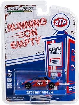 Greenlight 164 Running on Empty Series 15-2002 Skyline GT-R R34 - STP 41150-D [Shipping from Canada]