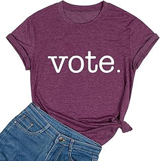 Vote Tshirt 2024 Election USA America Vintage Graphic Tees Voting Right Presidential Election T-Shirts