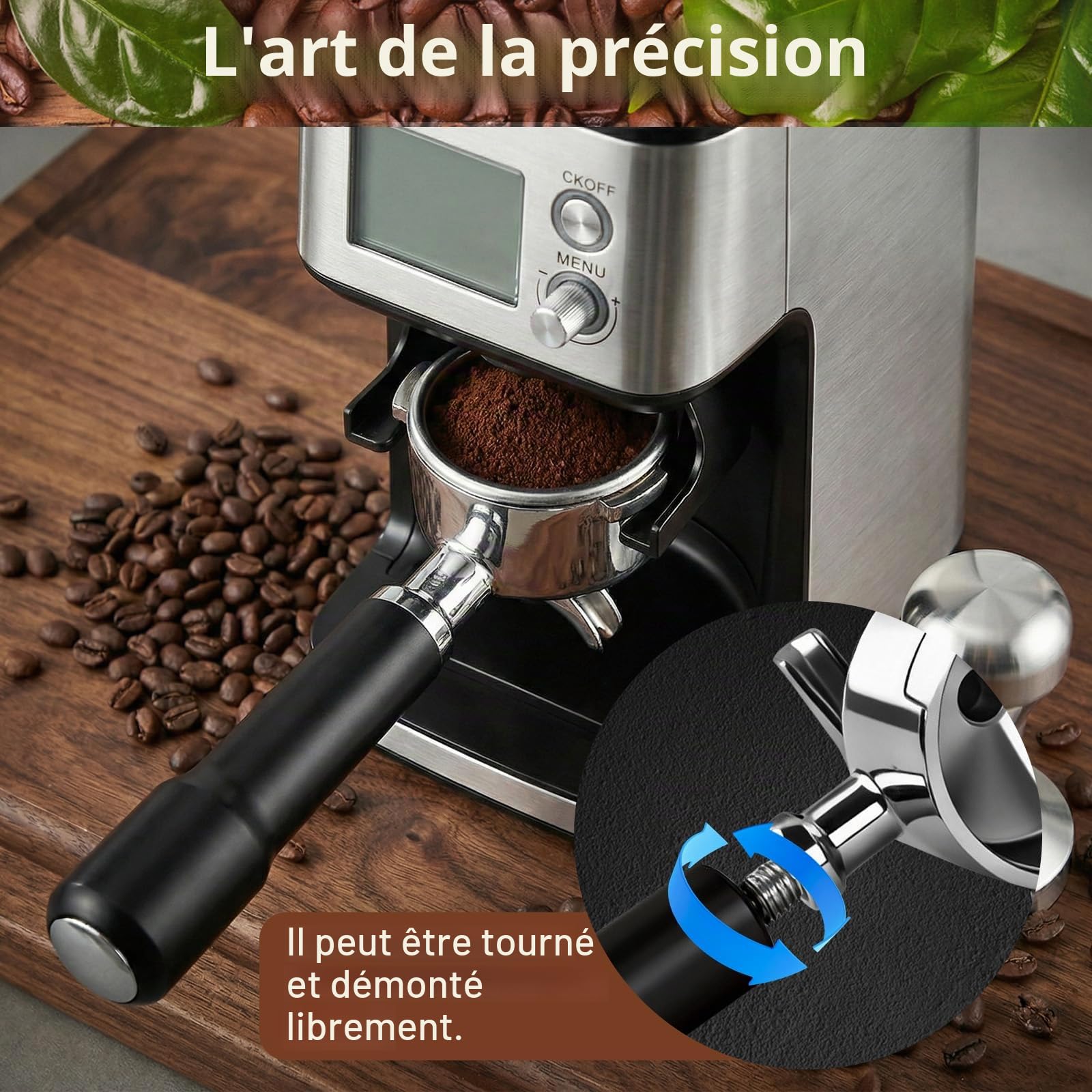 Porte-filtre 51 mm avec 3 Lugs