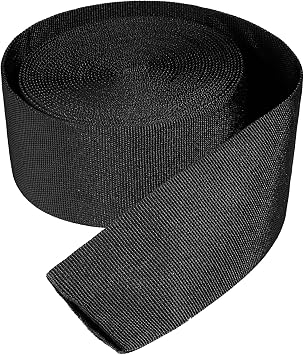 Nylon Protective Sleeve Cable Chain Torch Hydraulic Hose Protector Cutting Wire Cover Management Wrap for Cord Tig Welding, 2" ID, 25 Length, Black