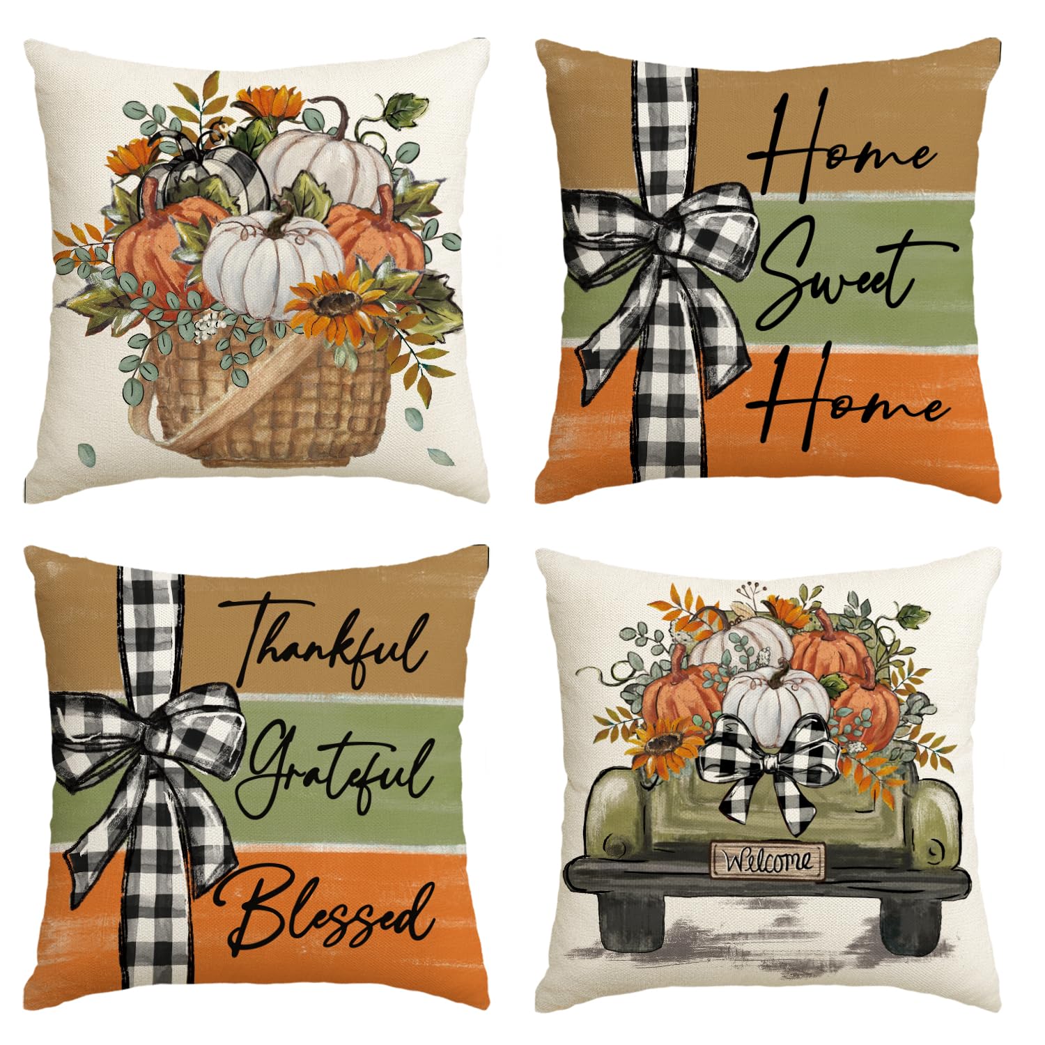 Housses de coussin d'automne pour rafraîchir un salon terne