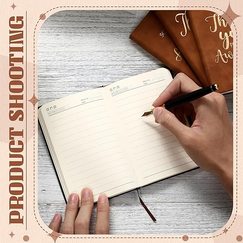 Miniatura 13 de Ctosree 20 cuadernos de cuero A6 de agradecimiento para empleados, regalos de equipo para compañeros de trabajo, cuadernos inspiradores para regalos