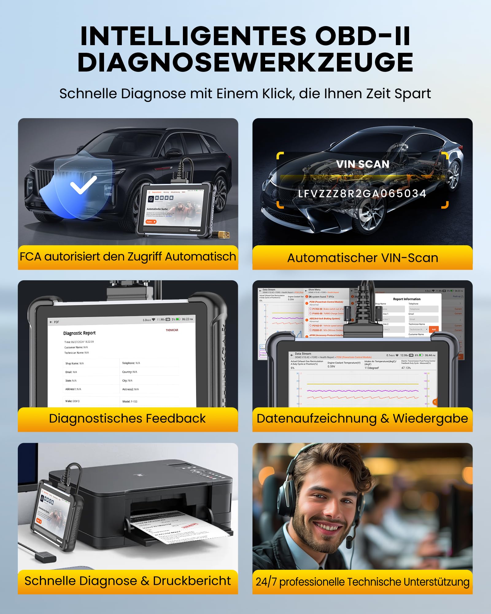 ThinkScan 672 OBD2 urządzenie diagnostyczne, samochód z funkcją resetowania 28+ i pełną diagnostyką systemu, czytnik samochodowy do aktywnego testowania, zaawansowane kodowanie ECU
