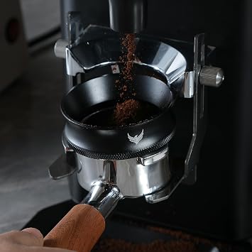 51mm Espresso Accessories Kit Includes Spring Loaded Calibrated Tamper, Stainless Steel WDT Tool, Dosing Funnel and Puck Screen Set Fits Espresso Coffee Machines and 51 mm Portafilters