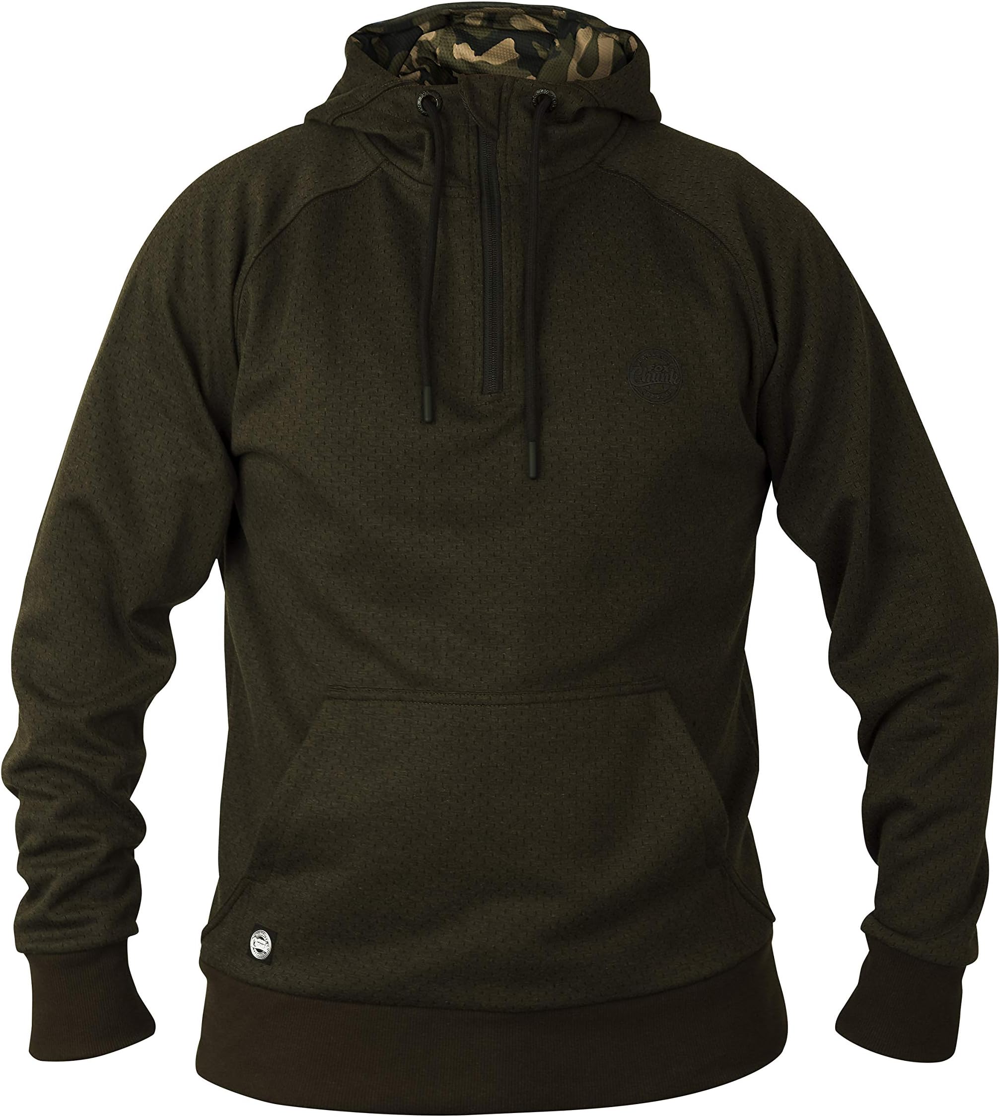 FoxFoxInternational Fox Chunk Dark Olive Hoodie: XXXL
