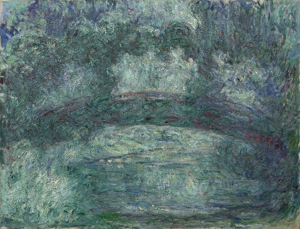 Affiche Impressionniste de Claude Monet Le Pont Japonais Grand Format