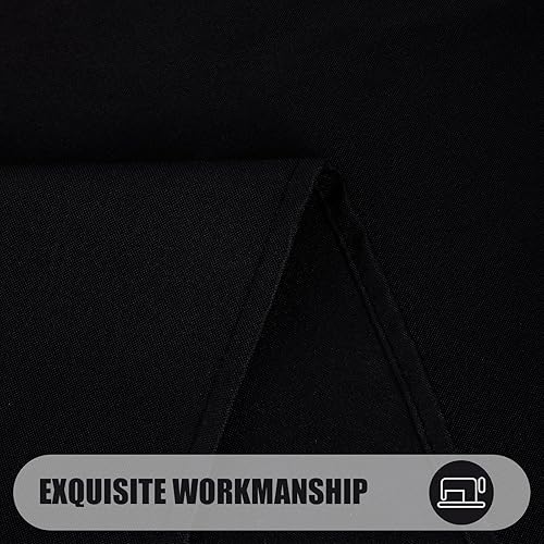 Miniatura 8 de smiry Paquete de 2 manteles rectangulares de 60 x 102 pulgadas, mantel de poliéster impermeable y antiarañazos, lavable a máquina, para comedor,