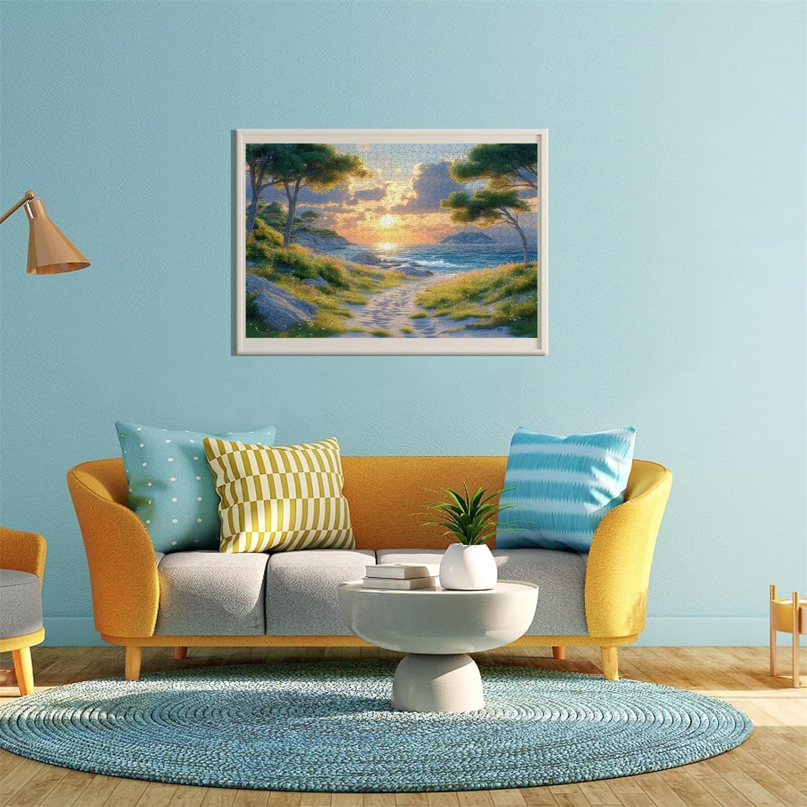 Puzzle Erwachsene 2000 Teile Sonnenuntergang Landschaft Educa Jigsaw für Kinder ab 8 Jahren Mädchen Jungen, Erwachsene Impossible Klassische Puzzles Schwer, Anspruchsvoll Spielspaß 70x99cm t-560