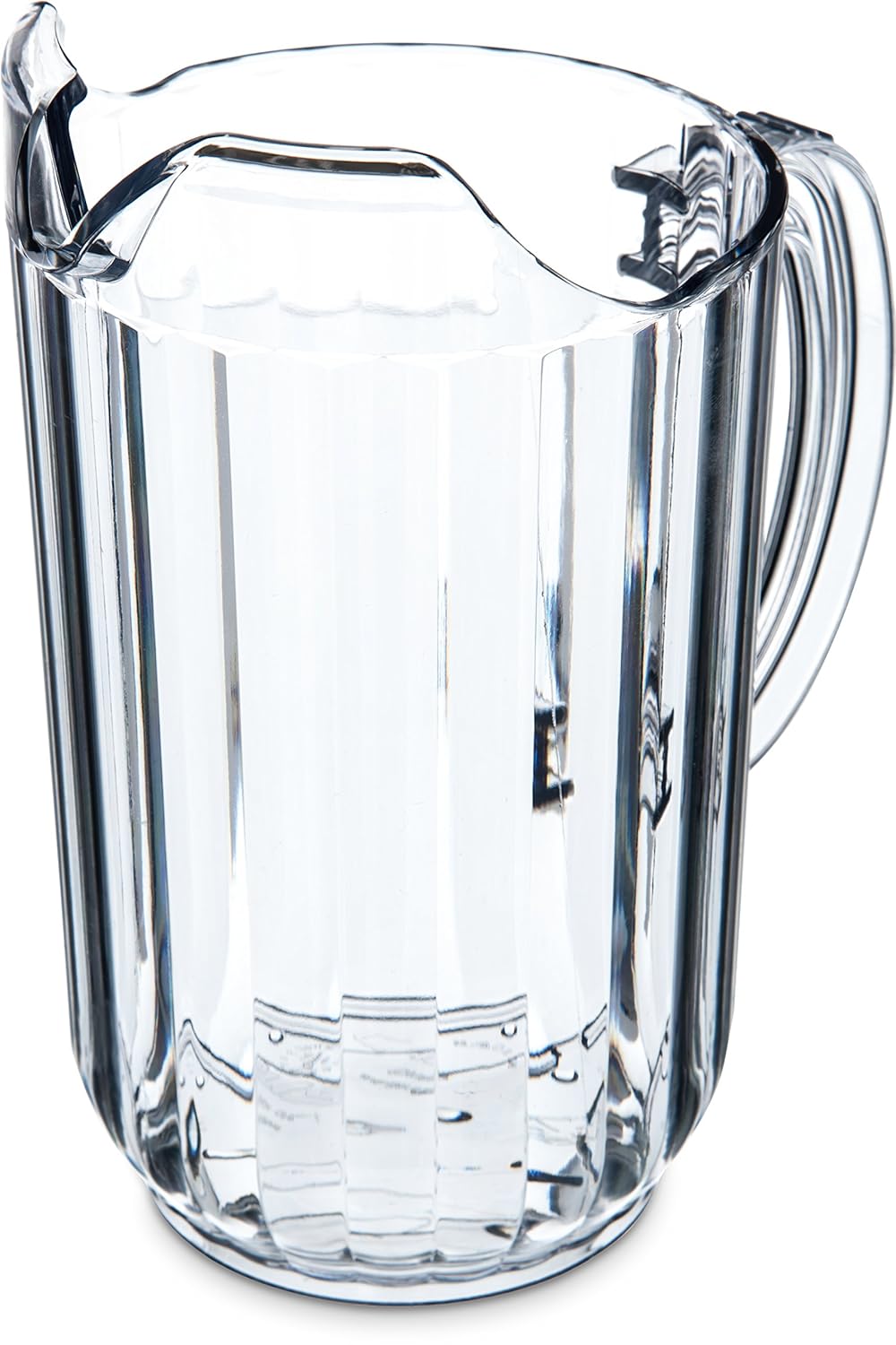Carlisle FoodService Products 553807 Plastic Pitcher, 48 Ounces, Clear (Pack of 6)
