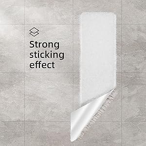 NISUOIEN White Strips with Adhesive - 15 Sets Strong Sticky Double Sided Tape with Hook and Loop - 2 x 4 Inch