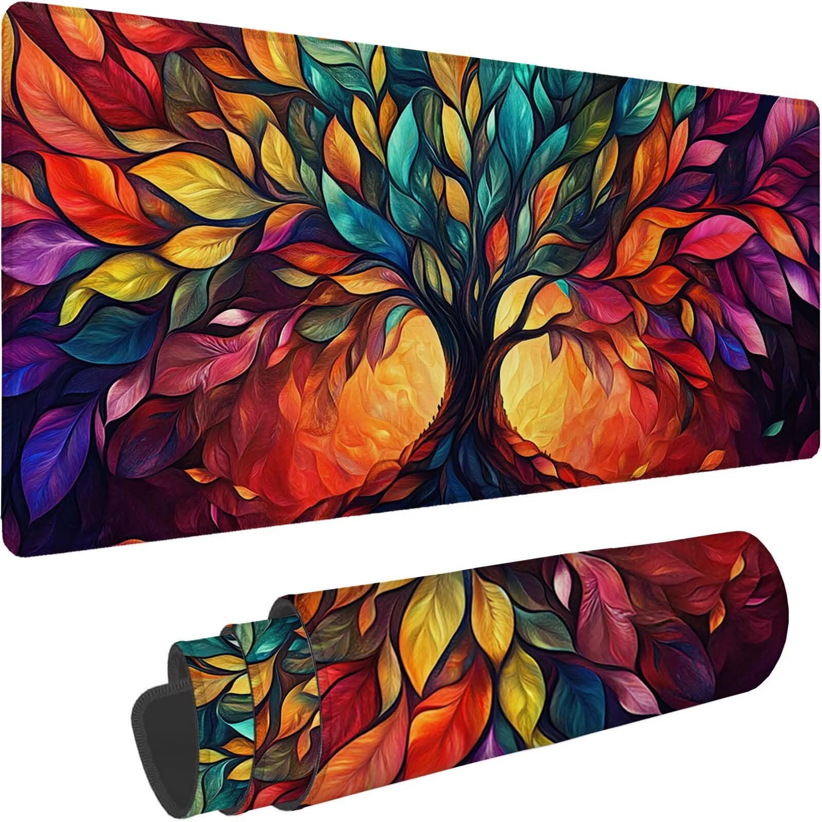 Tappetino Mouse 900x450mm | Superficie Ultra-Liscia, Albero 0-z624