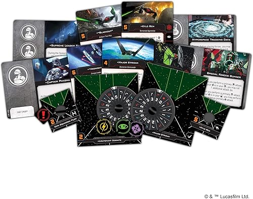 Miniatura 8 de Star Wars X-Wing - Juego de conversión de miniaturas de 2 edición de escoria y villanía, juego de estrategia para adultos y adolescentes, a partir
