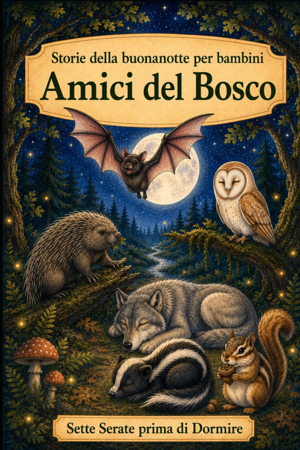 Storie della buonanotte per bambini: Animali - Amici del Bosco (Sette Sere prima di Dormire)