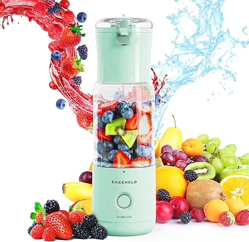 Licuadora portátil, licuadora personal para batidos y batidos, mini licuadora rápida de jugo fresco sobre la marcha con 6 cuchillas, licuadora disponible en Yaxa Venezuela