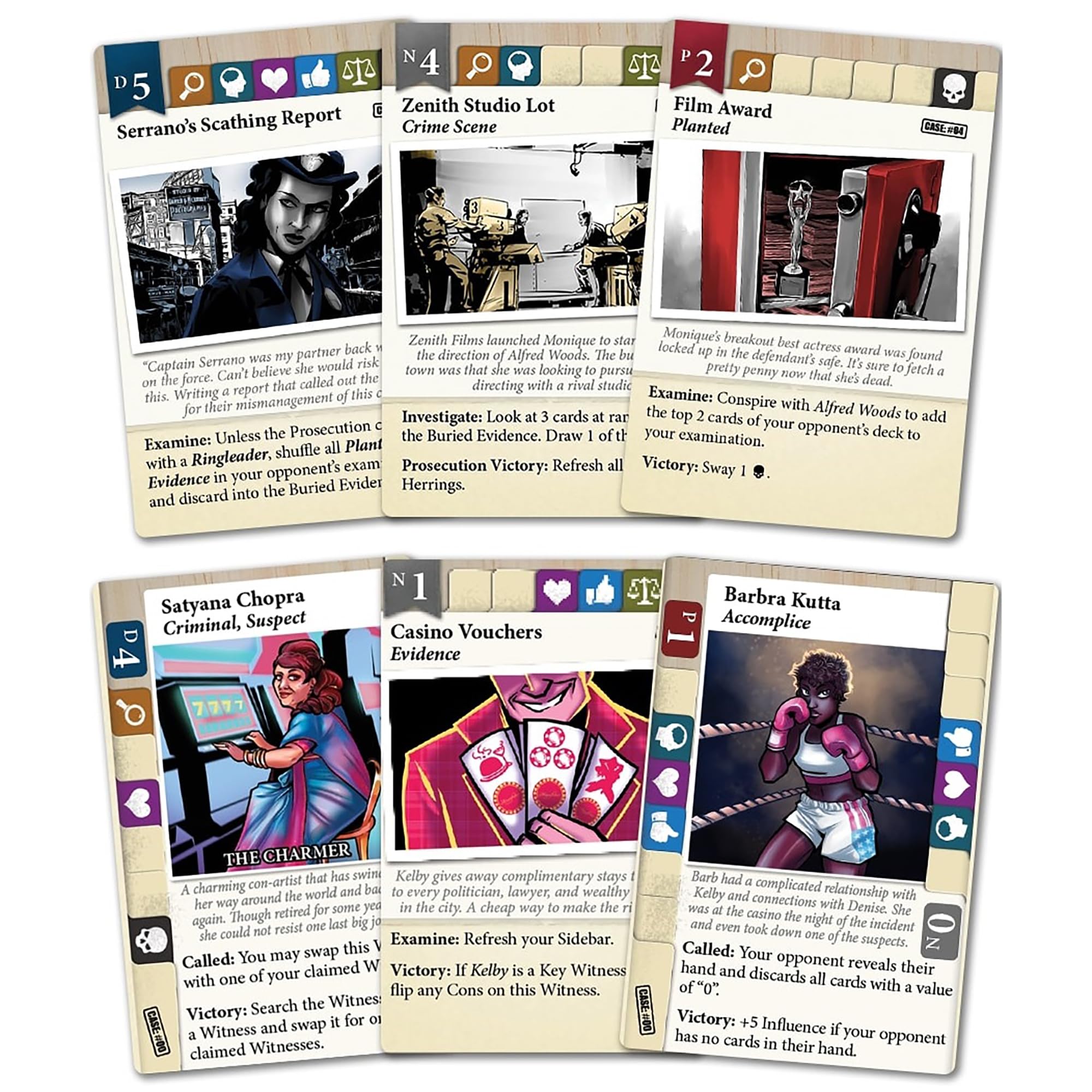 Rock Manor Games: Lawyer Up : Season 2 - Jeu de société de dessin de cartes compétitif, drame d'audience, jeu de correspondance avec les affaires juridiques, à partir de 14 ans, 1 à 2 joueurs, 60
