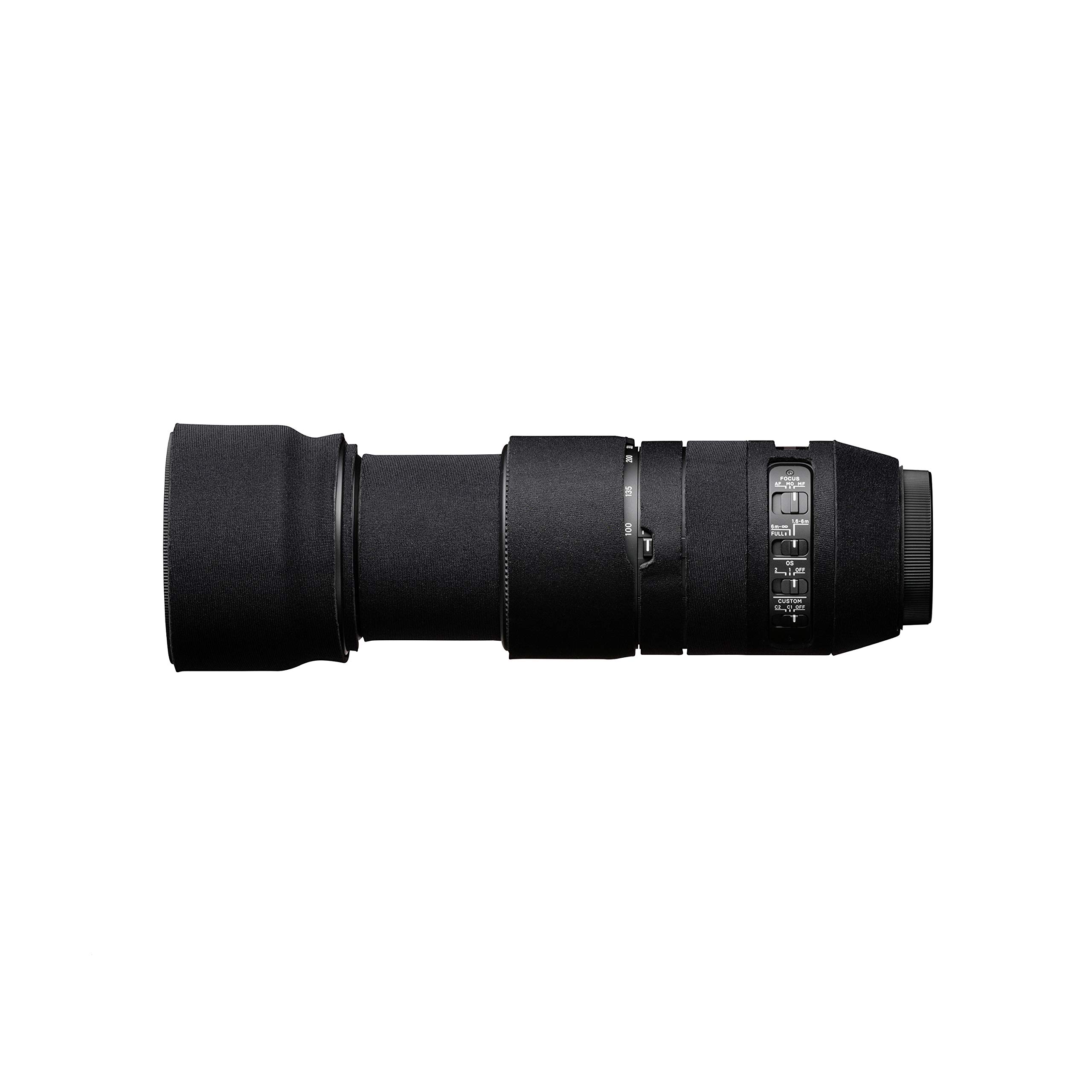 easyCover Lens protection camouflage cover Neoprene Cover for Sigma 100-400mm f/5-6.3 DG DN OS Contemporary Lens, Black