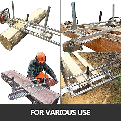 Miniatura 5 de FARMMAC Molino de motosierra, portátil, molino de sierra - Kit de molino de motosierra de 36 pulgadas, fresado de tablones, a gas