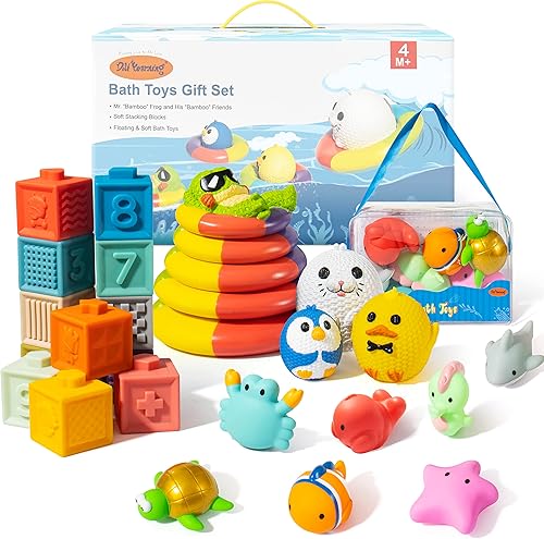 Juguetes para bebés de 6 a 12 meses, juguetes Montessori para niños de 1 año, juguetes apilables para el desarrollo sensorial, juguetes suaves para