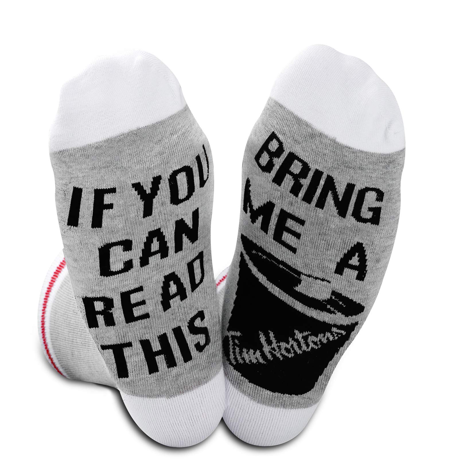 2PAIRS Coffee Gift If You Can Read This Bring Me A Coffee Funny Coffee Socks For Coffee Lovers
