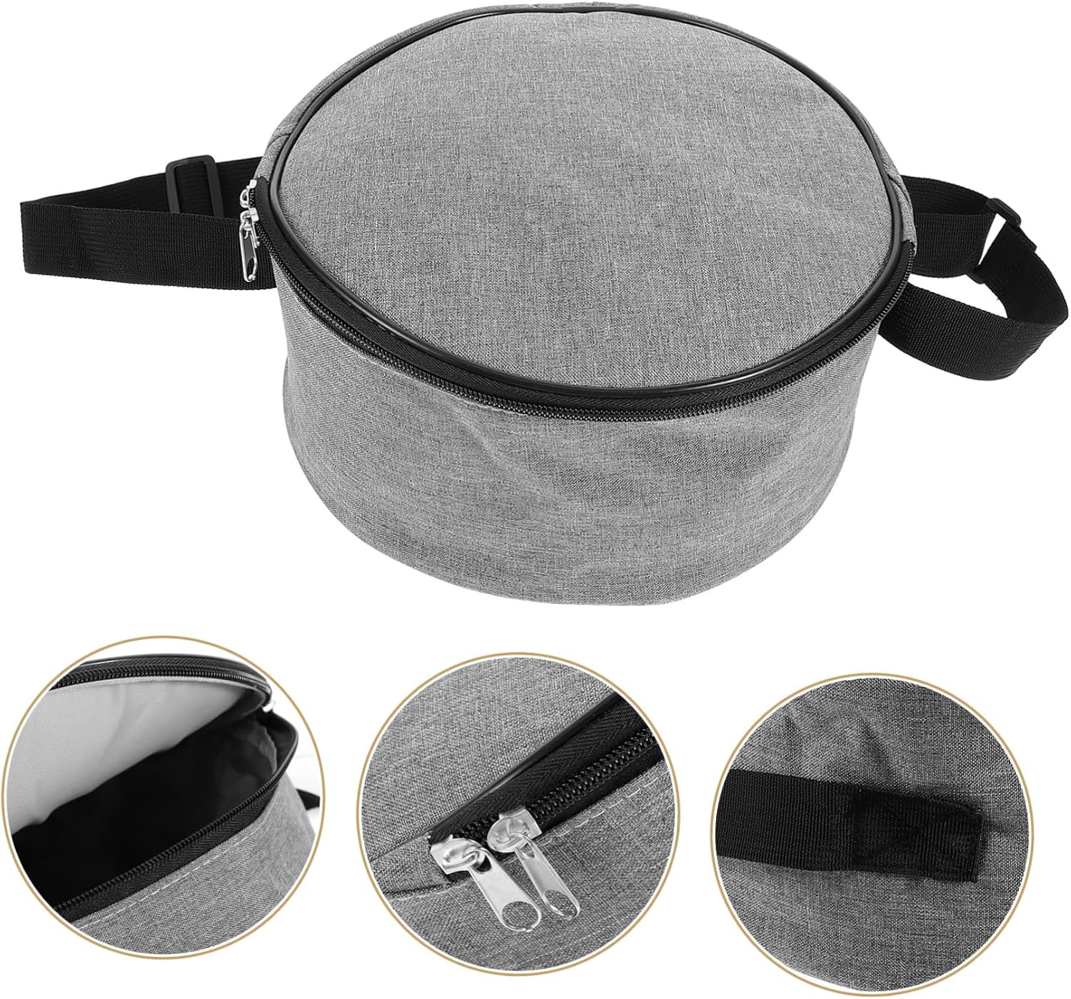 Kisangel Shoulder Bag for Disc Golf Lightweight Storage Pouch Strap for Easy Access for Beginners and Enthusiasts